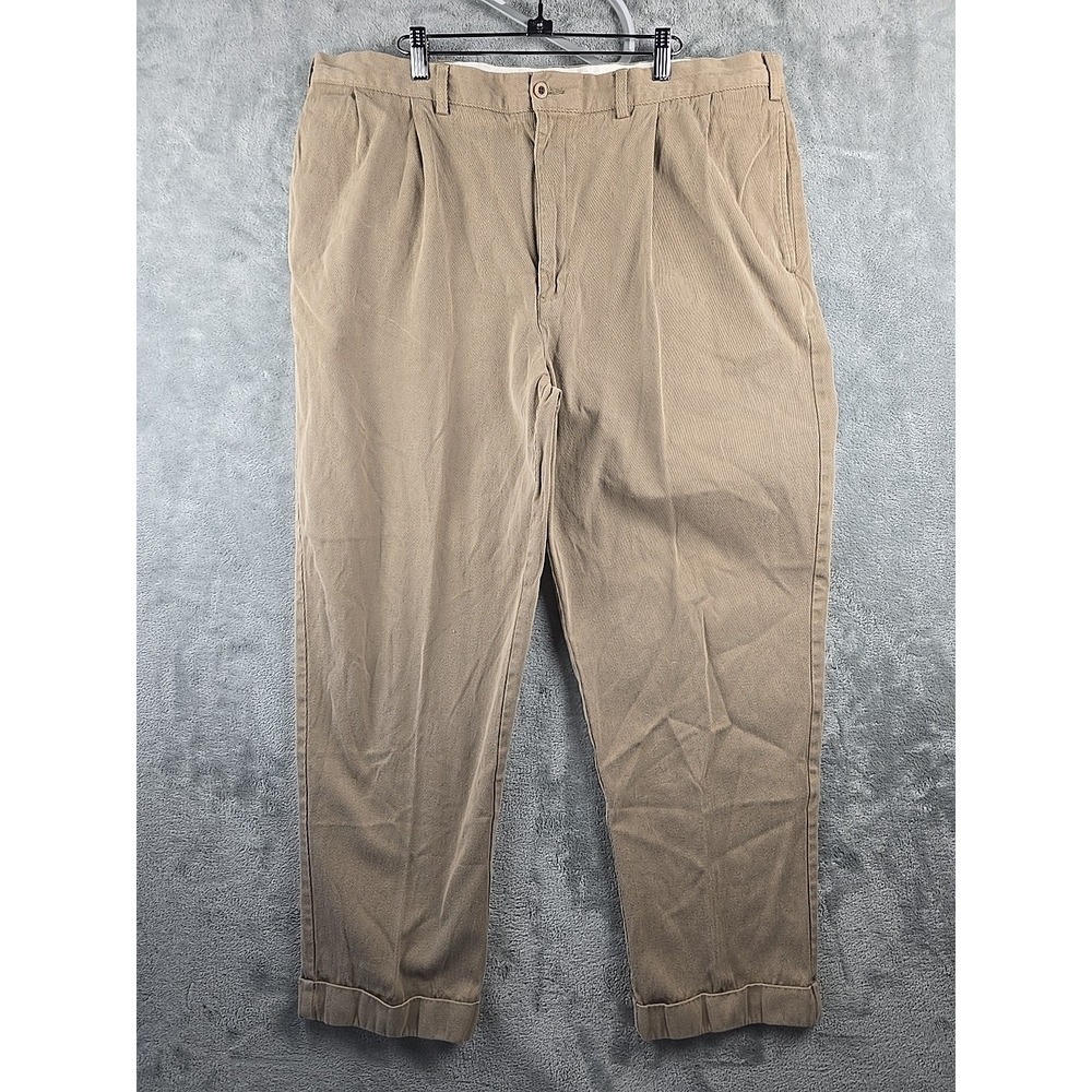 Vintage Polo Ralph Lauren Corduroy Pants Mens 40x29 Brown Cuffed
